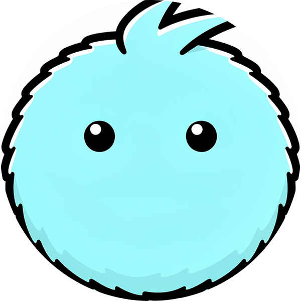 Zoomie, a fluffy cyan puffle